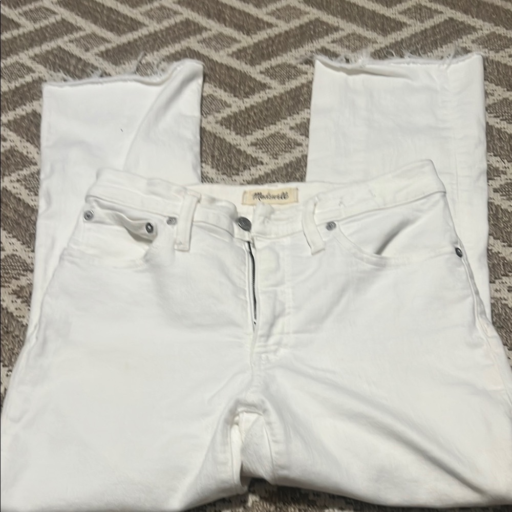 Madewell White Cali Demi-Boot Cut Size 29 jeans